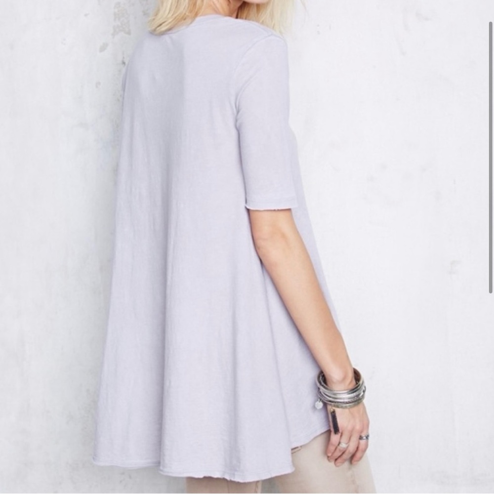 NWOT Free People Melrose Swing Tunic Tee - Picture 4 of 4